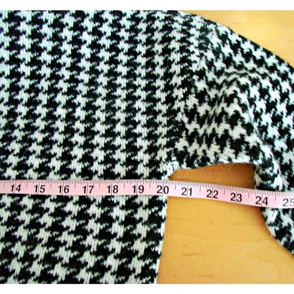 RD Style Turtleneck Sweater Check Hounds Tooth NWT - Picture 7 of 11